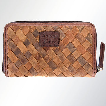 American Darling Wallet Full Grain Genuine Leather Western Women Bag | Handbag Purse Wristlet Travel Clutch